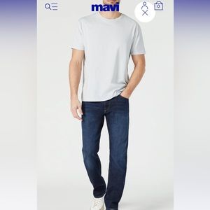 Mavi Brand Zach straight leg Mens jeans. 35/34